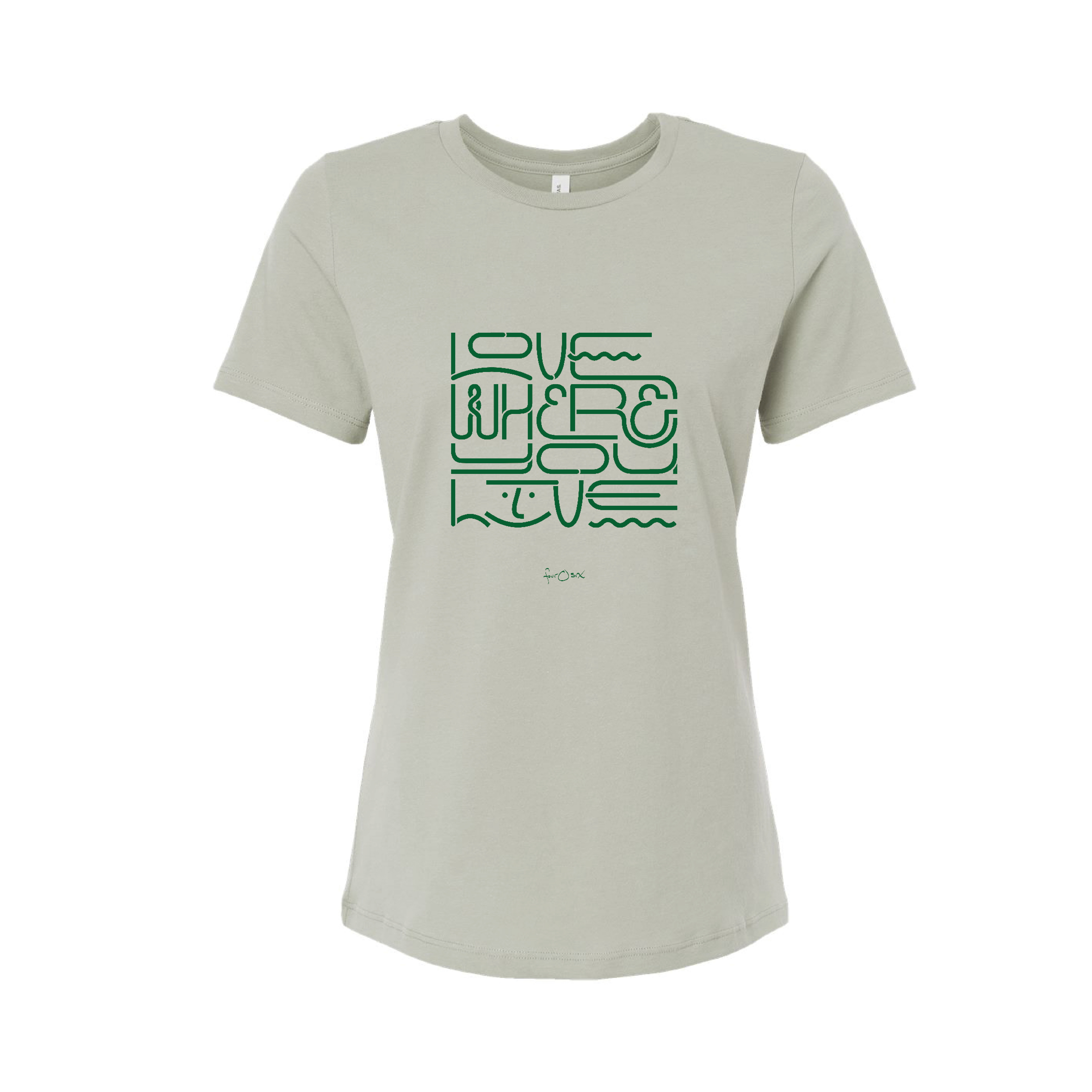 LOVE WHERE YOU LIVE W'S SHORT SLEEVE TEE