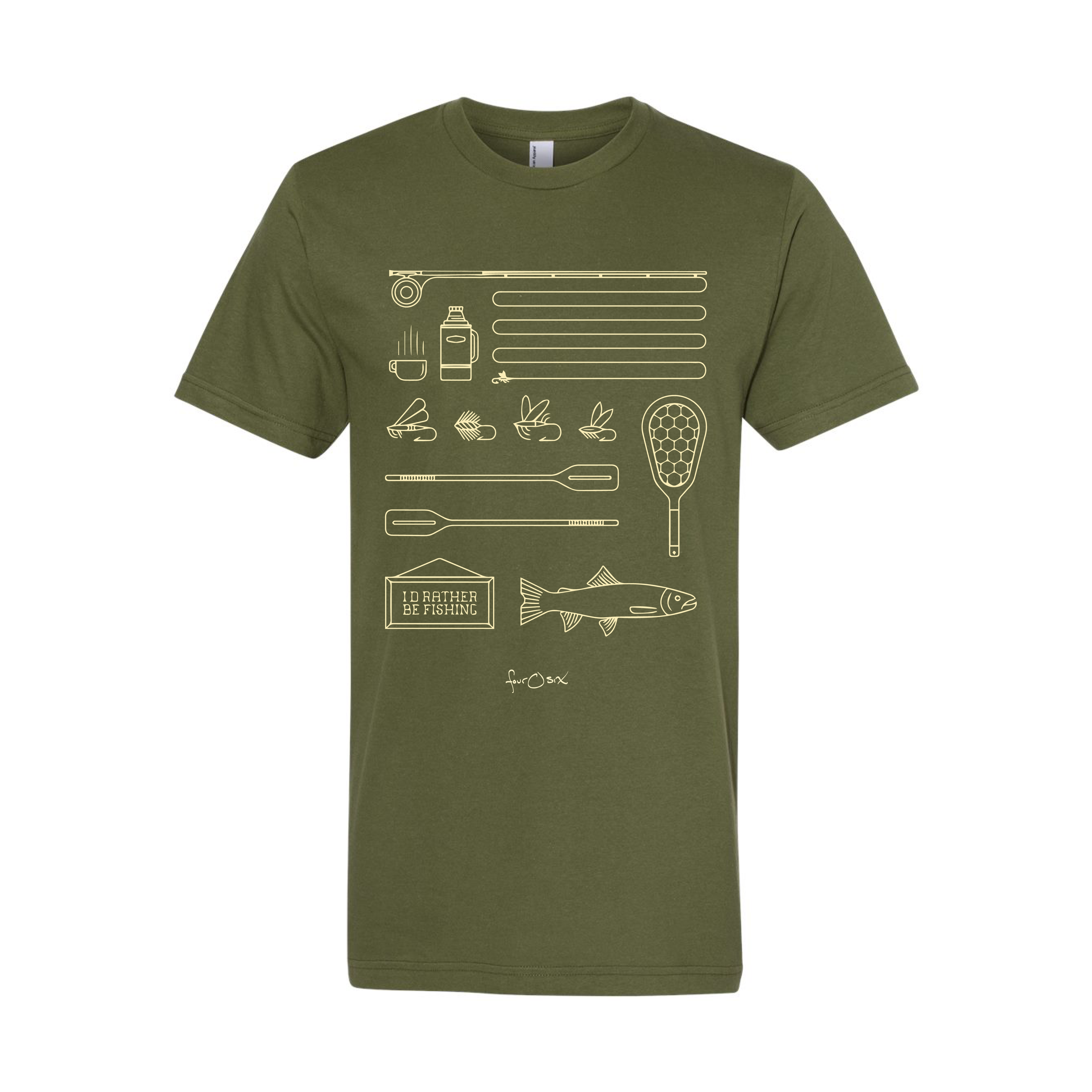 RATHER BE FISHING TEE
